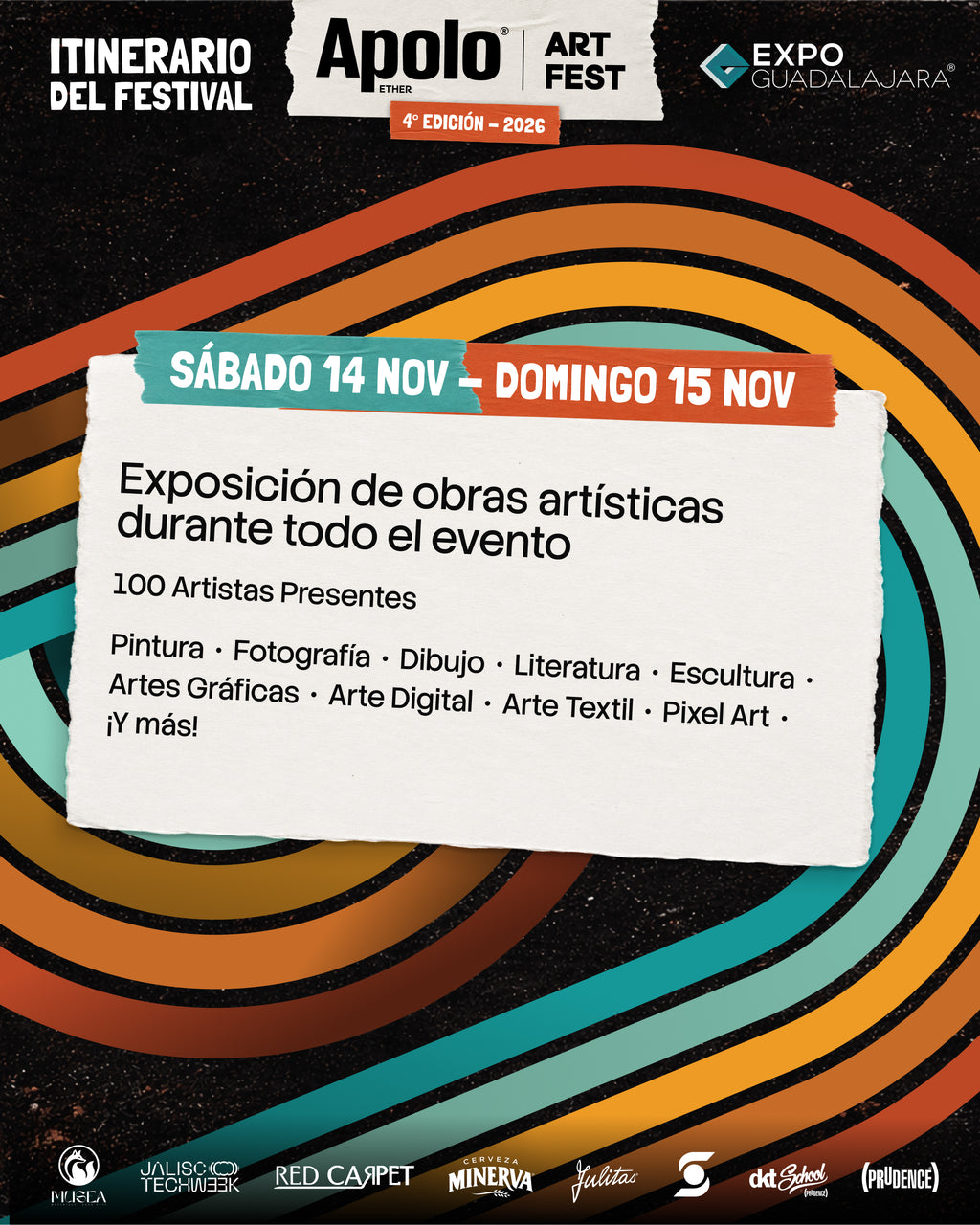 Apolo Art Fest 14 - 15 Noviembre 2026 | Expo Guadalajara