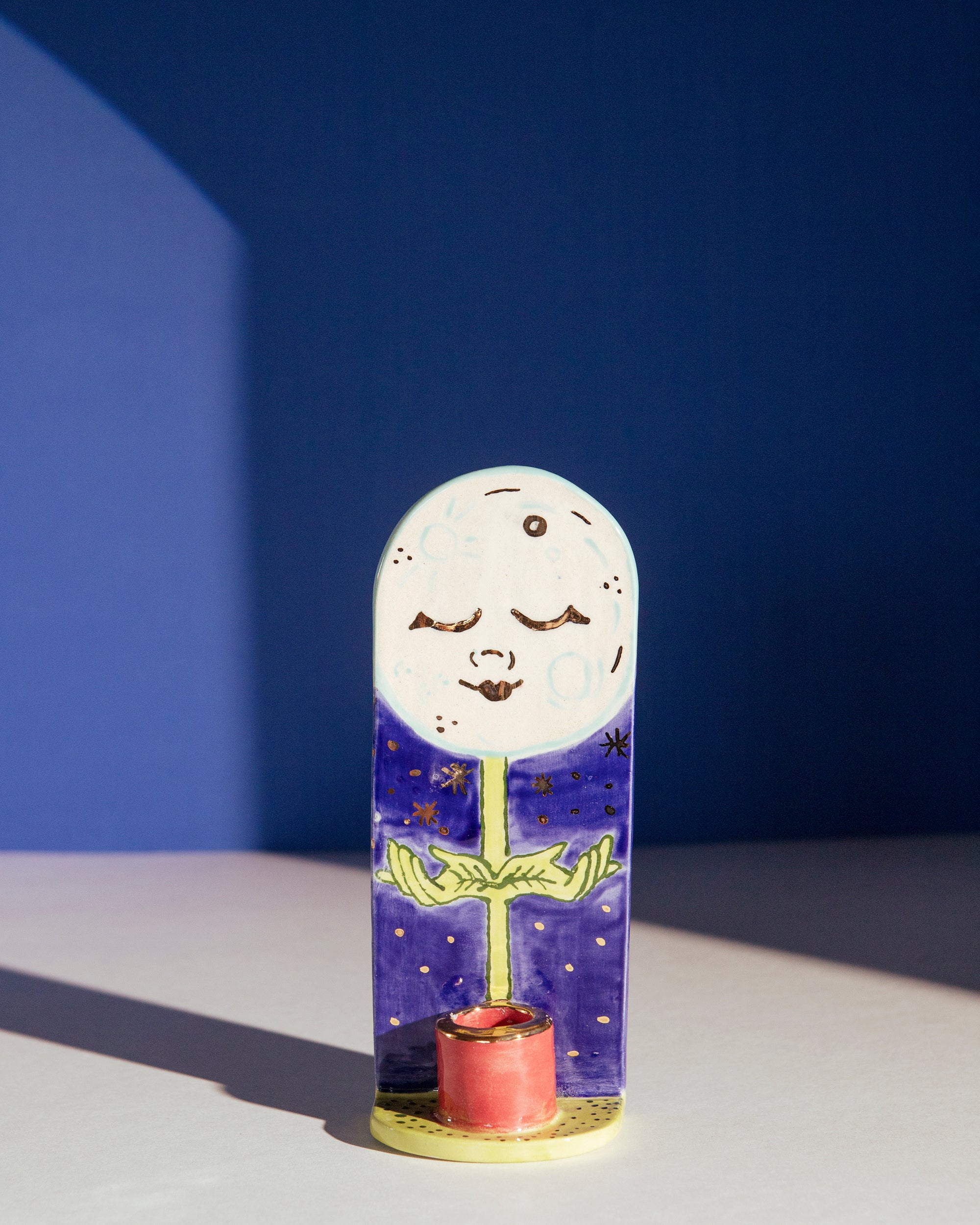 Porta velas Luna
