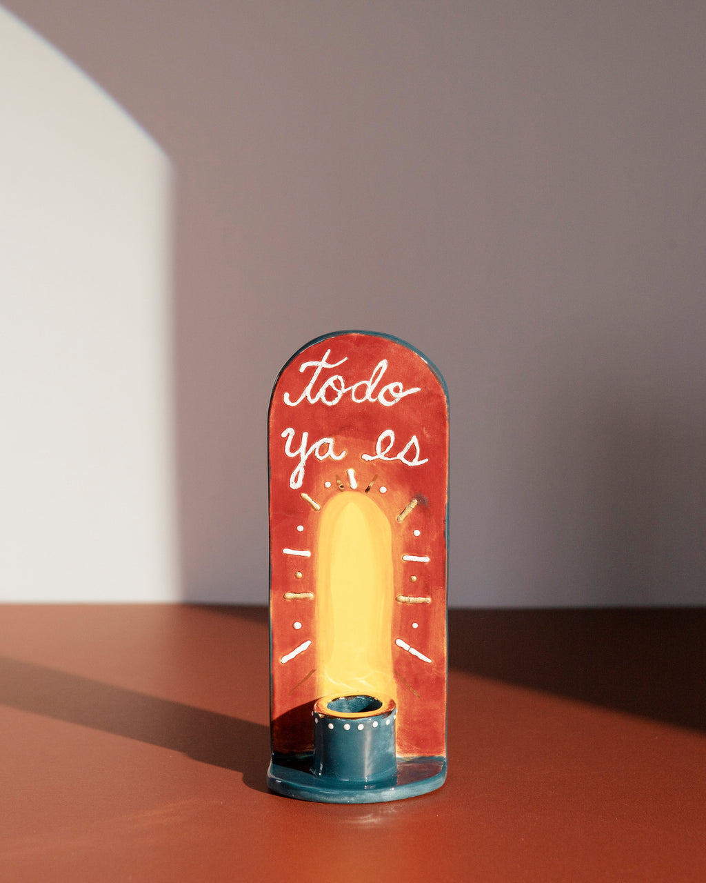 Porta velas “Todo ya es”