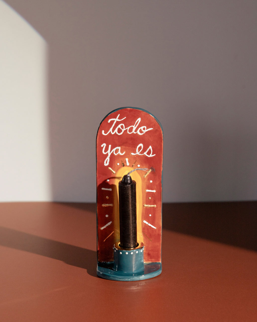Porta velas “Todo ya es”