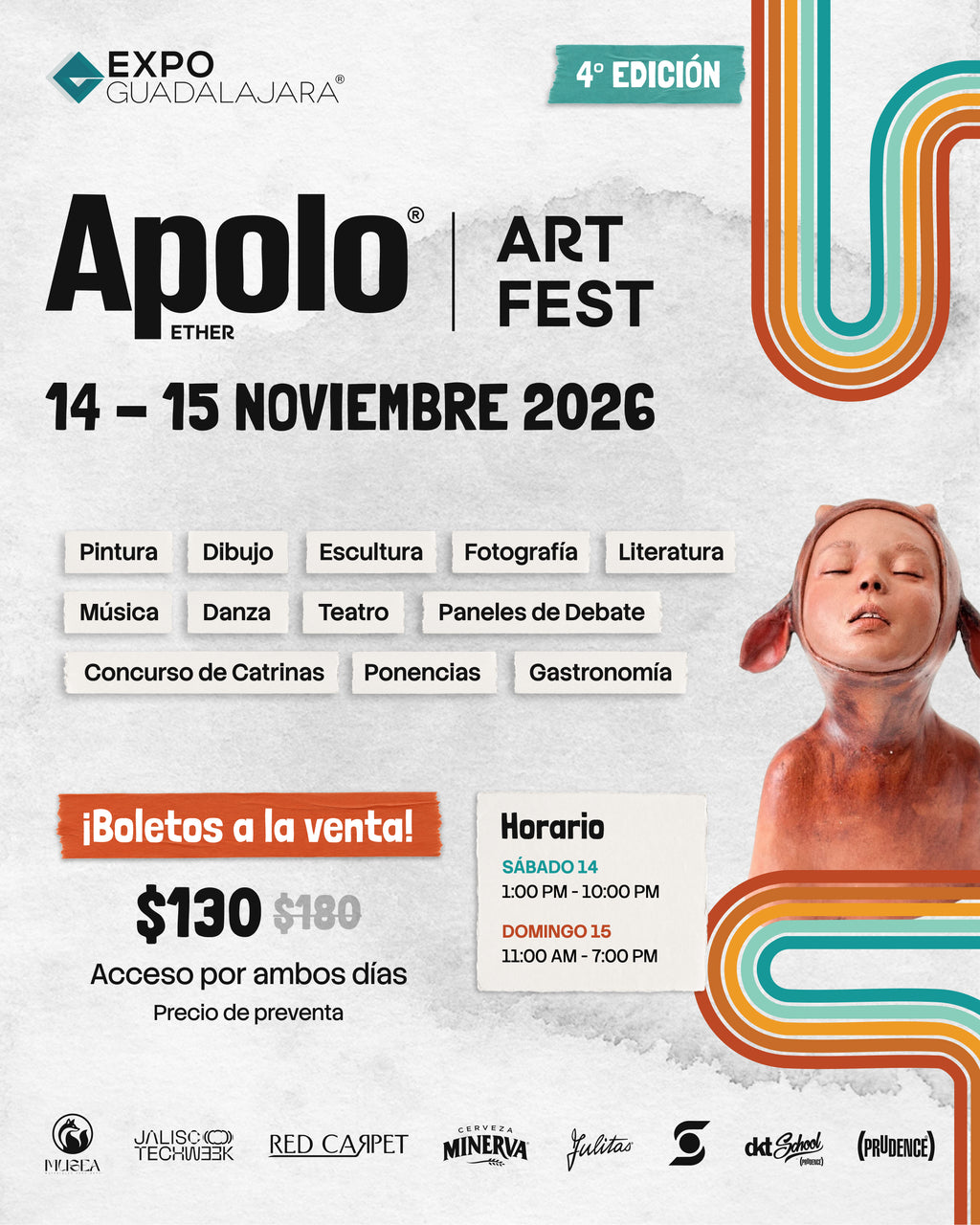 Apolo Art Fest 14 - 15 Noviembre 2026 | Expo Guadalajara