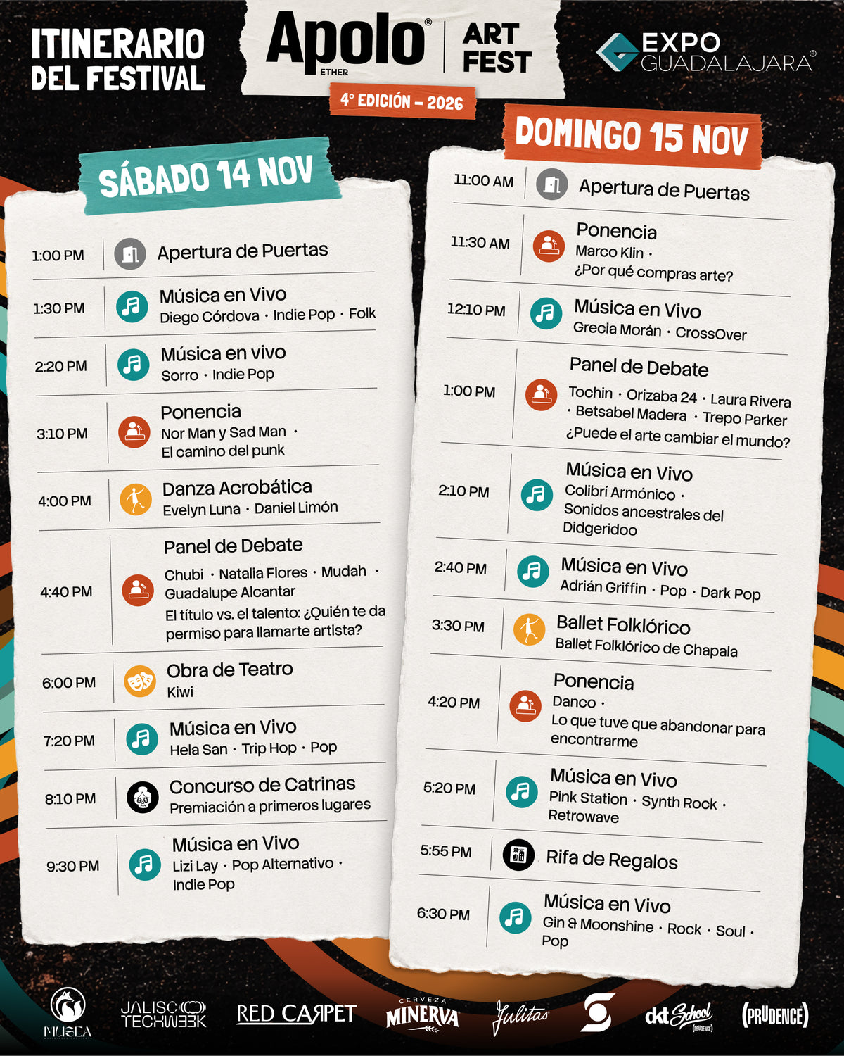 Apolo Art Fest 14 - 15 Noviembre 2026 | Expo Guadalajara